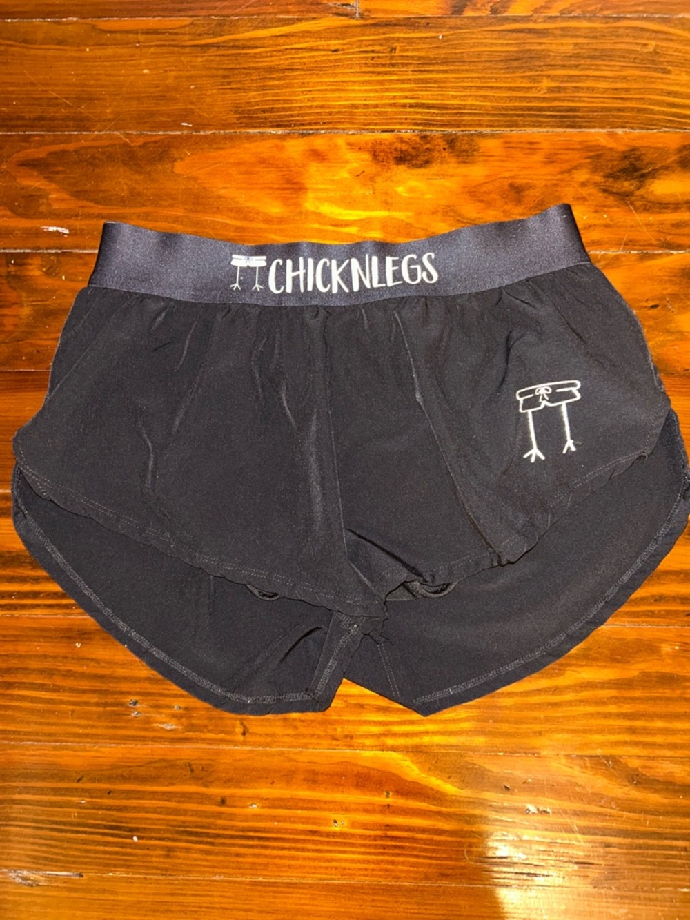 ChicknLegs Black Women's Athletic Shorts